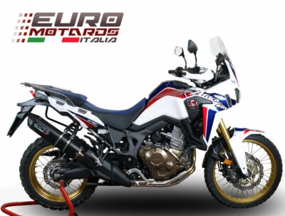 Honda CRF 1000 L Africa Twin 2015-2017 GPR Exhaust Silencer Furore Nero New - Image 1 of 4