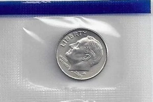 2005- P&D  SATIN FINISH DIMES - Picture 1 of 1