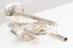 Vincent Bach Stradivarius 37 ML Bb Trompete 1982 Versilbert - Picture 1 of 22