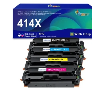 HP 414X W2020X 21X 22X 23X Kompatybilny zestaw tonerów ZEW do LaserJet Pro M454 M479 - Zdjęcie 1 z 2