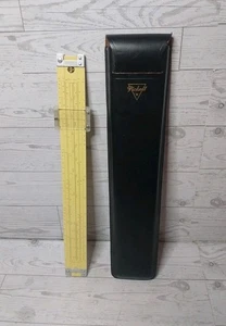 Vintage 1959 Pickett Model N1010-ES TRIG All Metal Slide Rule w/ Leather Case - Picture 1 of 8