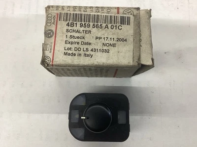 Novo Estoque Antigo OE Audi Interruptor de Espelho Elétrico 98-01 A6, 01-05 All Road 4B1959565A - Imagem 1 de 4