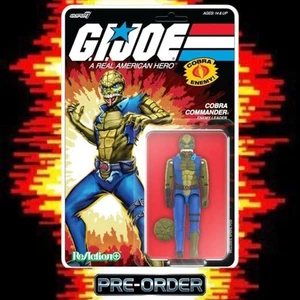 GI Joe ReAction Plus Once A Man Cobra Commander Super7 O-Ring Unpunched IN HAND - Picture 1 of 19
