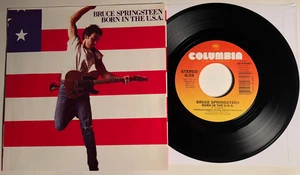 Bruce Springsteen / Born In The U.S.A. & Shut Out The Light  / 45rpm & PS / Mint - Picture 1 of 7
