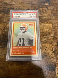 2004 Fleer Tradition Kellen Winslow Jr #342 PSA Gem MT 10 Cleveland Browns - Picture 1 of 1
