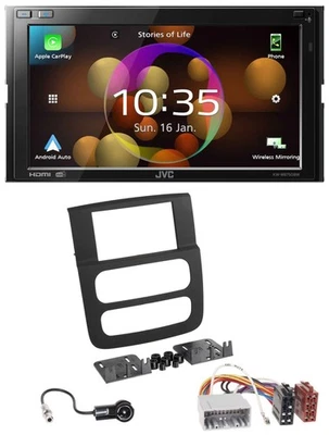 JVC DAB MP3 2DIN Bluetooth USB Autoradio für Dodge RAM (2002-2006) - Bild 1 von 4