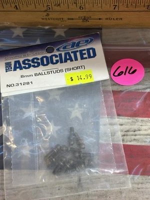 TEAM ASSOCIATED 31281 BALL STUDS: 8mm / 10pc. - Image 1 of 3