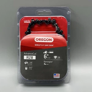 Cadena de sierra Remington Oregon AdvanceCut R28 6 pulgadas (15 cm) 28 eslabones 3/8" .043" nueva - Imagen 1 de 2