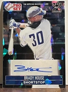 Brady House Auto/25 Atomic Refractor 2021 Leaf Pro Set Chrome Metal Free Ship - Picture 1 of 3