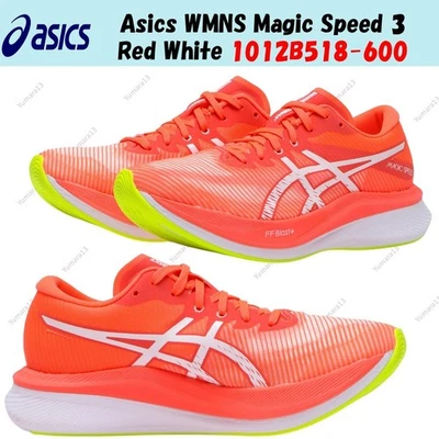 Asics WMNS Magic Speed 3 Rojo Blanco 1012B518-600 Mujer Talla - Imagen 1 de 4
