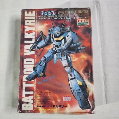 ARII Macross VF-1S Battroid Valkyrie 1/100 scale Model Japan Rare New Box Damage - Image 1 of 4
