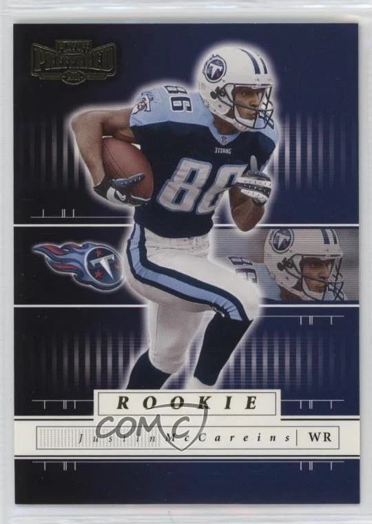 2001 Playoff Preferred Rookie /1100 Justin McCareins #138 Rookie RC - Image 1 of 2