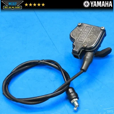 1997 YAMAHA BLASTER THUMB THROTTLE LEVER HANDLEBAR PERCH + CABLE ~ OEM 96-02 - Image 1 of 4