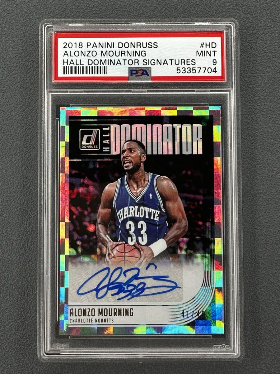 Original Alonzo Mourning Basketball Sports Trading Cards for Original Alonzo Mourning Basketball Sports Trading Cards for