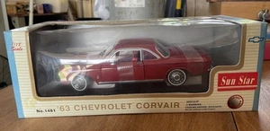 Sun Star '63 Chevrolet Corvair 1:18 Scale Die-Cast No. 1481 (NIB) - Picture 1 of 10