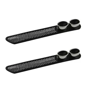 Car Decorative Fake Exhaust Hole Universal Vent Grid Exhaust Muffler Pipe 1Pair - Picture 1 of 8