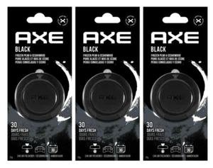 3 PACK- AXE Black Scent Hanging Gel Car Air Freshener, Frozen pear & Cedarwood - Picture 1 of 4