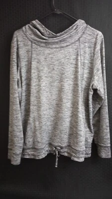 Xersion Womens Activewear Pullover Hoodie Sweatshirt Size XL Gray - Image 1 of 4