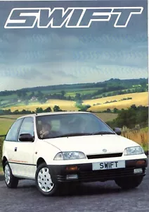 Suzuki Swift 1993-94 UK Market Sales Brochure 1.3 GS GLX GTi - Picture 1 of 1