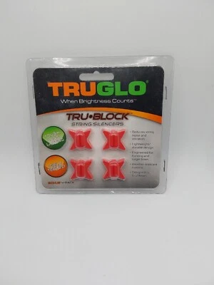 TruGlo - TB STRING SILENCERS - RED - 4PK. E324 - Image 1 of 2