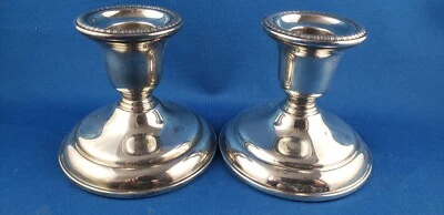 Pair Birks Regency Plate Candlesticks - Изображение 1 из 4