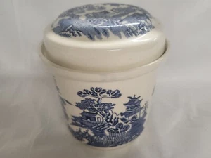 Masons for Ringtons Willow Blue Tea Caddy - Picture 1 of 7