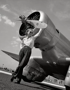 Jacqueline Cochran & Northrop Gamma Race Plane - 1939 - Photo Poster - Picture 1 of 1