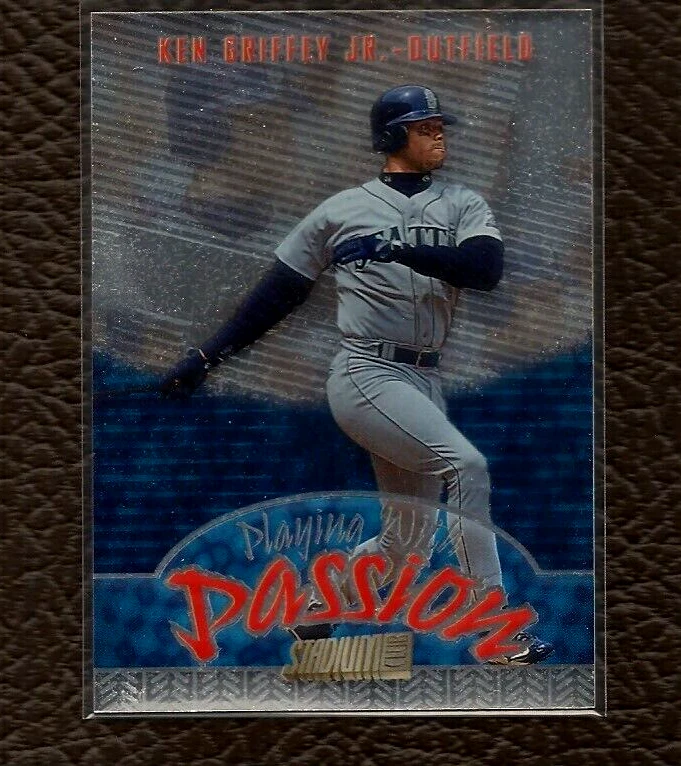 1998 Topps Stadium Club Ken Griffey JR. Playing with Passion #P10  Mariners - Image 1 of 1