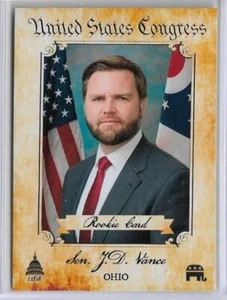 2023 2024 FASCINATING CONGRESS ~ JD VANCE ROOKIE CARD #070 ~ NOT DECISION ~ QTY - Picture 1 of 2