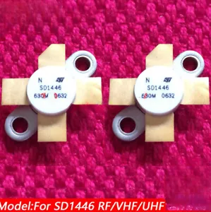 2PCS SD1446 | RF/VHF/UHF Transistor | CASE-M-113 | New - Picture 1 of 2