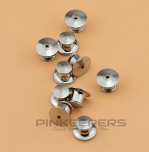 Locking Pin Backs/Pin Locs Keepers for Enamel Pins-Low Profile No Tool REQ'D