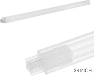 24 Inch Towel Bar Replacement Plastic Spring Loaded End Bathroom Home Bath Rack - Picture 1 of 4