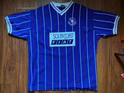 PORTSMOUTH FOOTBALL SHIRT 1987-1989 RETRO REPLICAS JERSEY SIZE 2XL Cover