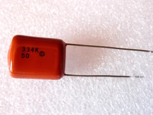 Condensateur film polyester 0,33uF 330nF 50V 10% - 2pcs - Picture 1 of 2