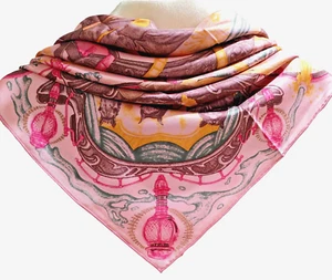 Bufanda 16momme 35"x35" con estampado de recompensa pura sarga de morera 88x88cm4-120 - Imagen 1 de 8