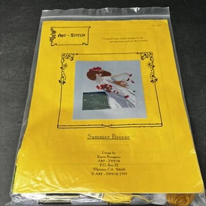 Art-Stitch Summer Breeze By Karen Bourgaize Cross Stitch AS-137 - Picture 1 of 5