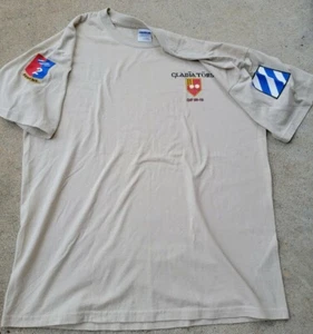 Vintage Army company shirt 3rd infantry gladiators Large - Picture 1 of 5