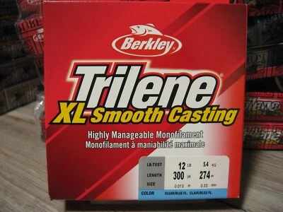 Berkley Trilene XL Fishing Line - 12 LB Test - 300 YDs - Clear Blue Fluorescent - Image 1 of 4