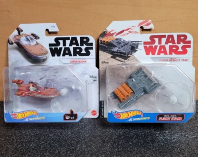 Hot Wheels Star Wars звездолеты Landspeeder и имперский боевой штурмовой танк - Изображение 1 из 4