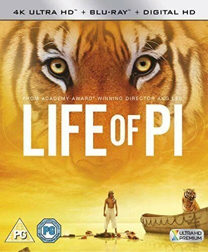 Life of Pi (4k Ultra HD, 2013, Blu-ray)