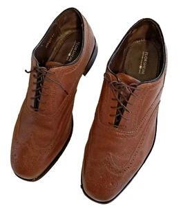 Florsheim Herren Budapester Oxford-Schuhe Braun Kiesel Leder Größe 12 3E Schuhe 17066-221 - Bild 1 von 7