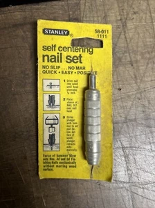 STANLEY 58-011 SELF CENTERING BRAD SET USA ๐บ๐ธ NEW OLD STOCK - Picture 1 of 2
