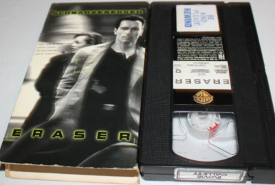 Eraser (VHS 1996) Arnold Schwarzenegger, Vanessa Williams, James Caan  - Image 1 of 2