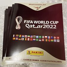  Panini Official FIFA World Cup Qatar 2022 Four Sticker Boxes  (1000 Stickers Total), Black : Toys & Games