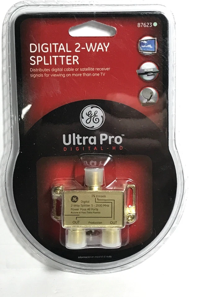 GE 87623 Digital 2-Way Splitter New - Image 1 of 1