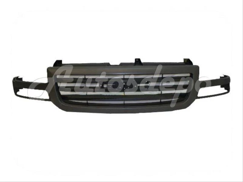 PARA 03-07 GMC SIERRA 1500 2500 LIGHT DUTY (07 CLASSIC ONLY) REJILLA TEXTURIZADA GRIS Foto 1 de 1