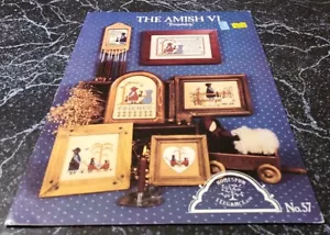 D5 HOMESPUN ELEGANCE 1986, THE AMISH VI FREUNDSCHAFT - KREUZSTICHMUSTER PROSPEKT - Bild 1 von 2
