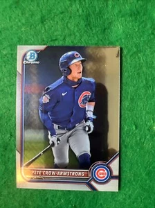 2022 Bowman Chrombasis Prospekt #BCP-198 Pete Crow-Armstrong - Chicago - Bild 1 von 6