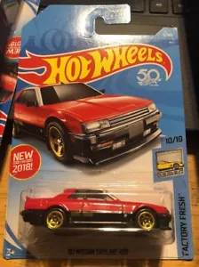 Nissan Skyline R30 2018-82 (rojo) estuche A #6 Hot Wheels - Imagen 1 de 1