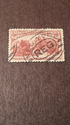 U.S. Stamp #242 Very Fine Used With P.F. Cert - Image 1 of 3